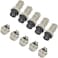 PEN Connector Plugs 16mm 5 Pin Din FemaleMale Aviation Wire Connector Plug GX16 Metal Chassis Connector Socket 5 Sets