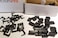 Connectors Pro 2X5 10Pin 2mm 25 Sets Female Connectors 20mm 0079 Dual Row Mini IDC Sockets for 1mm Flat Ribbon Cable 25Pack