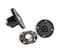 Conwork 2Pack Female Jack Panel Mount Socket Connector Audio Speaker Jack Twist Lock 4 Pole Round Compatible with Neutrik Speakon NL2FC NL4MP NL4MPR NL4FC NL4FX NLT4X NL4 Series