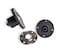 Conwork 2Pack Female Jack Panel Mount Socket Connector Audio Speaker Jack Twist Lock 4 Pole Round Compatible with Neutrik Speakon NL2FC NL4MP NL4MPR NL4FC NL4FX NLT4X NL4 Series