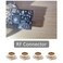 Create idea 80PCS IPX UFL RF Coaxial Connector SMD SMT Solder PCB Mount Socket Jack Female for Antenna Wireless LAN Equipment Coaxial Cable