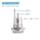 Fancasee DC Power Jack Socket 4Pack 35mm x 135mm Barrel Mounting Female Panel Mount Solder Power Supply Jack Connector Adapter Socket