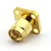 DGZZI 5Pack SMA Male RF Coaxial Adapter 4 Holes Panel Mount Solder Post Plug Jack Connector