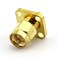 DGZZI 5Pack SMA Male RF Coaxial Adapter 4 Holes Panel Mount Solder Post Plug Jack Connector