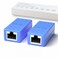 Dingsun RJ45 Coupler Ethernet Extender for Cat7Cat6Cat5eCat5 Female to Female Ethernet Coupler Connector 2packBlue