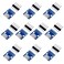 DIYmall Micro USB Interface Power Adapter Board 5V Breakout Module with Male Pin HeaderPack of 10pcs