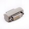 Arnorin DVI Coupler Female to Female Gender Changer Bulkhead Mount AdapterBeige Nickel Plated