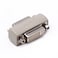 Arnorin DVI Coupler Female to Female Gender Changer Bulkhead Mount AdapterBeige Nickel Plated
