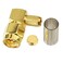 Eightwood 10pcs SMA Male Crimp Connector Right Angle for RG58 RG142 LMR195 Coaxial Cable
