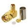 Eightwood 10pcs SMA Male Crimp Connector Right Angle for RG58 RG142 LMR195 Coaxial Cable
