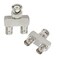 Eightwood BNC Splitter Adapter 2Pack BNC Male to Dual Female Tee Type 3 Way Audio RF Coax Connector