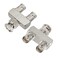 Eightwood BNC Splitter Adapter 2Pack BNC Male to Dual Female Tee Type 3 Way Audio RF Coax Connector
