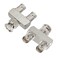 Eightwood BNC Splitter Adapter 2Pack BNC Male to Dual Female Tee Type 3 Way Audio RF Coax Connector