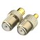 Eightwood SMB to F RG6 Coax Antenna Adapter Conversion kit 2pcs Compatible with Satellite Sirius XM Radio