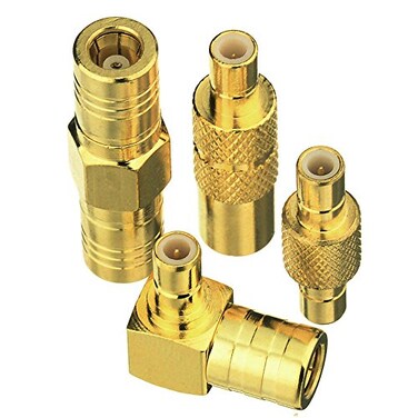 Eightwood SMB to SMB Adapter Conversion Kit 4pack SMB MaleFemale to MaleFemale Adapter for Satellite Sirius XM Radio Antenna