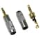 E-outstanding Eoutstanding 35mm Male Plug 2 PCS 3 Pole 35mm Male Headphones Jack Stereo Audio Soldering Adapter GoldPlated Brass Connector