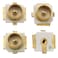 E-outstanding Eoutstanding 4PCS IPEXIPX UFL SMD SMT Solder for PCB Mount Socket Jack Female RF Coaxial Connector Antenna Block