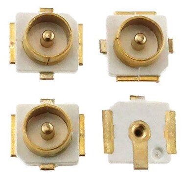 E-outstanding Eoutstanding 4PCS IPEXIPX UFL SMD SMT Solder for PCB Mount Socket Jack Female RF Coaxial Connector Antenna Block