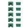 E-outstanding Eoutstanding MPX 6Pin Plug 5Pairs MPX Multiplex 6 Pin Connector Goldplated Pin 30Amp Male Female Sockets RC Aeromodelling Field Accessories