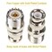 exgoofit BNC Male to UHF Female SO239 SO239 Adapter 4pcs RF coaxial Coax Connector