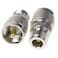 exgoofit N Female to PL259 Male Adapter 3Pack N Type Female to PL259 SO239 Male Connector