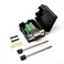 F-ber Fber Connector DB9 RS232 DSUB Female Adapter Serial 9 Pin Port DB9 COB Breakout Terminal Connector Signal Module with Case Female with Screw