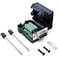 F-ber Fber DB9 DSub 9Pin Plug Male to Screw Terminal Connector Signal Module 55 x 34 x 2 cm Each with Cleaning Washer Total 1