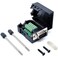 F-ber Fber DB9 DSub 9Pin Plug Male to Screw Terminal Connector Signal Module 55 x 34 x 2 cm Each with Cleaning Washer Total 1