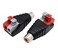 Haokiang 2Pack Speaker Phono RCA Female to 2 Screw Terminal Strip Audio Video Spring Press Type Balum Connector Adapter RCA FAV F