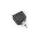 Hxchen 35mm Mono Male to Dual 35mm Female Mono Audio Y Splitter Microphone Converter Headphone Adapter Connector 2 Pcs