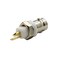Hxchen BNC Female Jack Bulkhead Solder Panel Mount Insulated Coax Rf Connector 5 Pcs