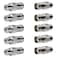 Inovat BNC Female to RCA Female Coupler Adapter Connector for CCTV Security Surveillance Systems Pack of 10