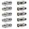 Inovat BNC Female to RCA Female Coupler Adapter Connector for CCTV Security Surveillance Systems Pack of 10