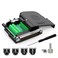 JUXINICE Thinner DB37 Solderless Male Adapter DSUB 37 pin Connector to Terminal Connector Signal Module with Bolts Nuts Screwdriver DB37 Male