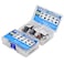 KOKISO 10 Values 84 Pcs Stereo Jack Socket PCB Mount Female Audio Headphone Socket Connector Assortment Kit 3456 Pin