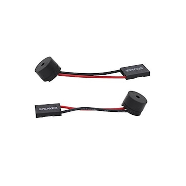 Leen4You Motherboard Speaker Computer Desktop PC Internal BIOS Beep Code Buzzer Black 6cm Cable Length 4pin Connector Plug Pack of 10