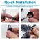 Lonlonty M12 4Pin Female Circular Aviation Connector Plug 12mm Waterproof Circular Aviation Connector Plug Adapter 4 Pack