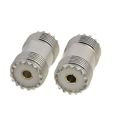 Maxmoral 2Pack PL259 Coax Cable Adapter UHF Female to Female Connector Plug