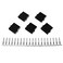 Maxmoral 5PCS Molex 4Pin Male PC Power Connector Kit