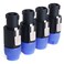 NANYI NL4FC speakon Cable Crown Amplifier Audio Speaker Plug Twist Lock 4 Pole Speaker Plug Compatible with Neutrik Speakon NL4FC NL4FX NLT4X NL2FC 4 Pack