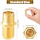 PASOW F Type RG6 Coupler Gold Plated Female to Female Barrel Coaxial Adapter 10 pcs