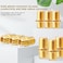 PASOW F Type RG6 Coupler Gold Plated Female to Female Barrel Coaxial Adapter 10 pcs