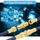 PASOW Pasow F81 Barrel Connectors High Frequency 3GHz Female to Female FType Adapter Couplers 10 pcs Gold