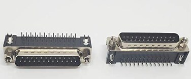 PC Accessories Connectors Pro 10Pack DB25 Male Right Angle PCB Mount Connector 90 Degree DSub 10PK
