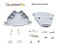 Connectors Pro Pc Accessories 10Pack Grey Plastic Hood for DB37 Connector Short Screws