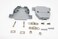 PC Accessories Pc Accessories Connectors Pro Gray Plastic Hood for DB25 Pin Connectors Short Screws 50Pack