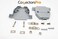 PC Accessories Pc Accessories Connectors Pro Gray Plastic Hood for DB25 Pin Connectors Short Screws 50Pack