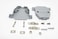 PC Accessories Pc Accessories Connectors Pro Gray Plastic Hood for DB25 Pin Connectors Short Screws 50Pack