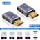 Poyiccot 8K HDMI Extension Adapter 48Gbps HDMI Male to Female Extender Adapter 90 Degree UHD 21 Video and Audio Connector for HDTV Switch Xbox One PS5 Laptop 2Pack