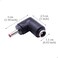 QJZXUEZHEN 2Pcs DC Power Connector Adapter 90 Degree Angle 35mm x 135mm Male Plug to 55mm x 21mm Female Jack Coupler Converter L Type 35 x 135mm Red